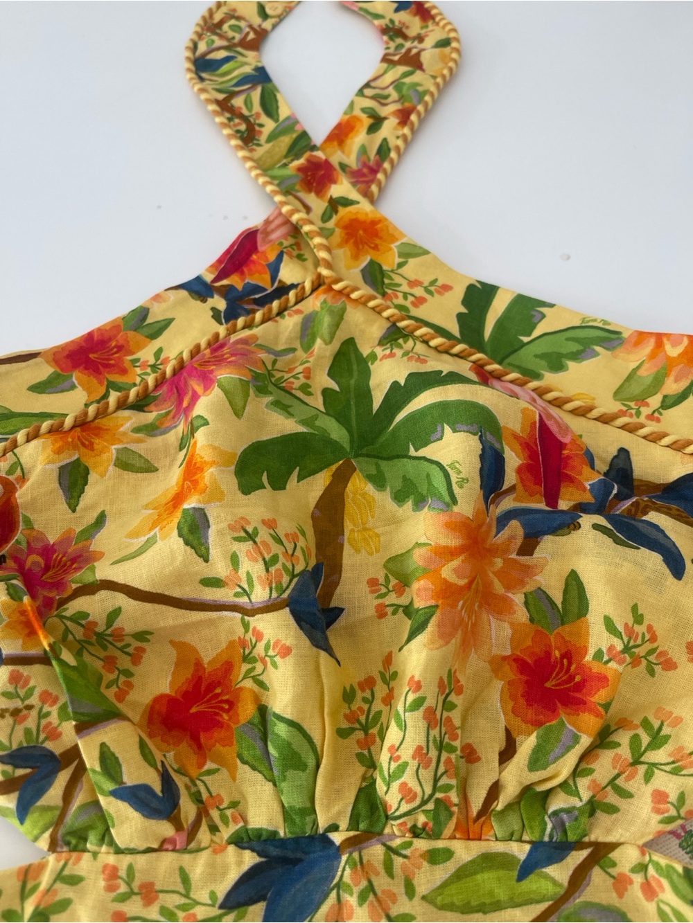 FARM Rio x Anthropologie Halter Mini Dress - Picture 9 of 13